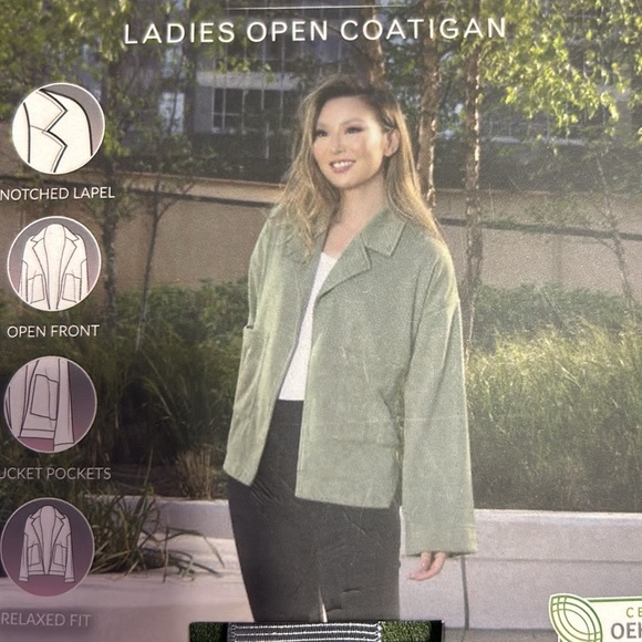 Serra Jackets & Blazers - Serra Women's Cardigan Open Front Relaxed Fit